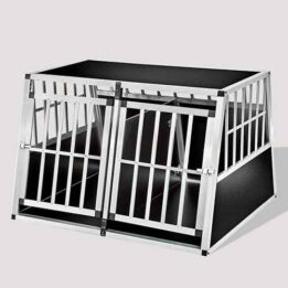 Large Double Door Dog cage With Separate board 06-0778 petclothesfactory.com
