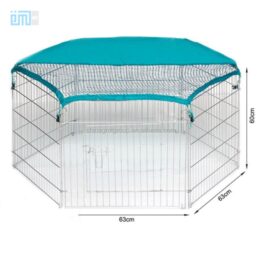 Large Playpen Large Size Folding Removable Stainless Steel Dog Cage Kennel 06-0112 petclothesfactory.com