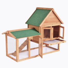 Big Wooden Rabbit House Hutch Cage Sale For Pets 06-0034 petclothesfactory.com