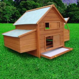 Wooden pet house Double Layer Chicken Cages Large Hen House petclothesfactory.com