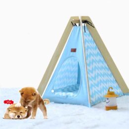 Animal Dog House Tent: OEM 100%Cotton Canvas Dog Cat Portable Washable Waterproof Small 06-0953 petclothesfactory.com