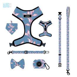 Pet harness factory new dog leash vest-style printed dog harness set small and medium-sized dog leash 109-0019 petclothesfactory.com