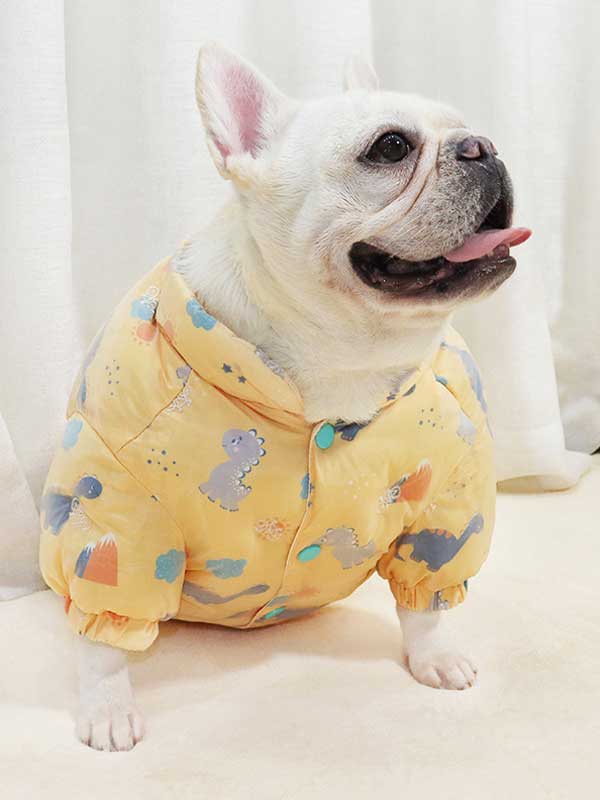 GMTPET French fighting cotton clothes French fighting winter clothes thickened a winter cute tiger fat dog short body bulldog clothes 107-222037 petclothesfactory.com