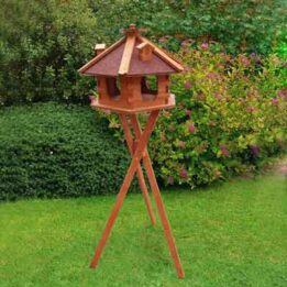 Wooden bird feeder Dia 57cm bird house 06-0979 petclothesfactory.com