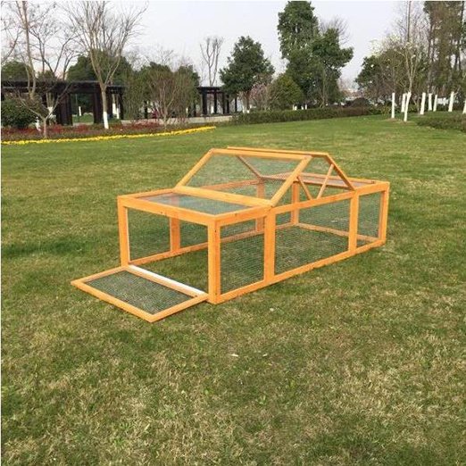 Rabbit Cage Chicken Coop Rabbit Hutch for Sale Cheap Easy Clean Wooden Custom Logo Double Water-based Painting petclothesfactory.com