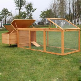 Factory Wholesale Wooden Chicken Cage Large Size Pet Hen House Cage petclothesfactory.com