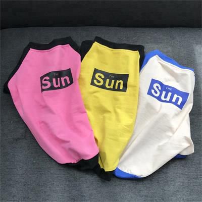 Printed Dog Clothes: Hot Sale Simple Pure Cotton 06-0492 Dog Clothes: Shirts, Sweaters & Jackets Apparel cat and dog clothes