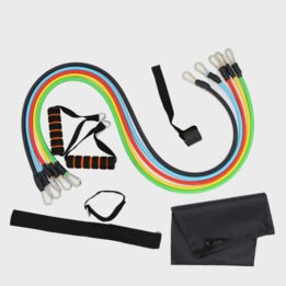 11 Pieces Resistance Band  Elastic Tube Resistance Training Equipment Fitness Equipment Pull Rope Set petclothesfactory.com