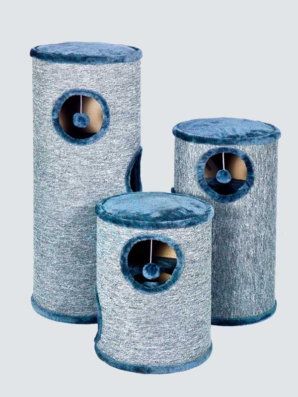 Factory OEM Wholesale Cylindrical sisal cloth multi-layer cat litter cat house 06-0023 Cat Trees: Tower & Pet Furniture Products