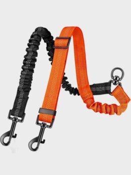 Manufacturers of direct sales of large dog telescopic elastic one support two anti-high quality dog leash 109-237011 petclothesfactory.com