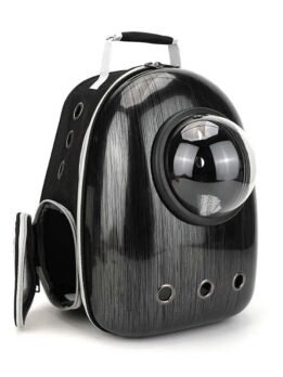 Black King Kong upgraded side-opening pet cat backpack 103-45015 www.petclothesfactory.com