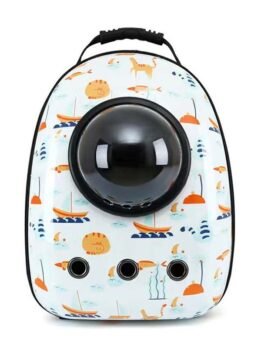 White Island Upgraded Side Opening Pet Cat Backpack 103-45022 petclothesfactory.com