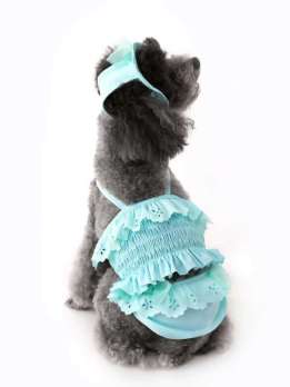 Pet Swimsuit Cat One-Piece Halter Bikini Dog Vest Swimsuit